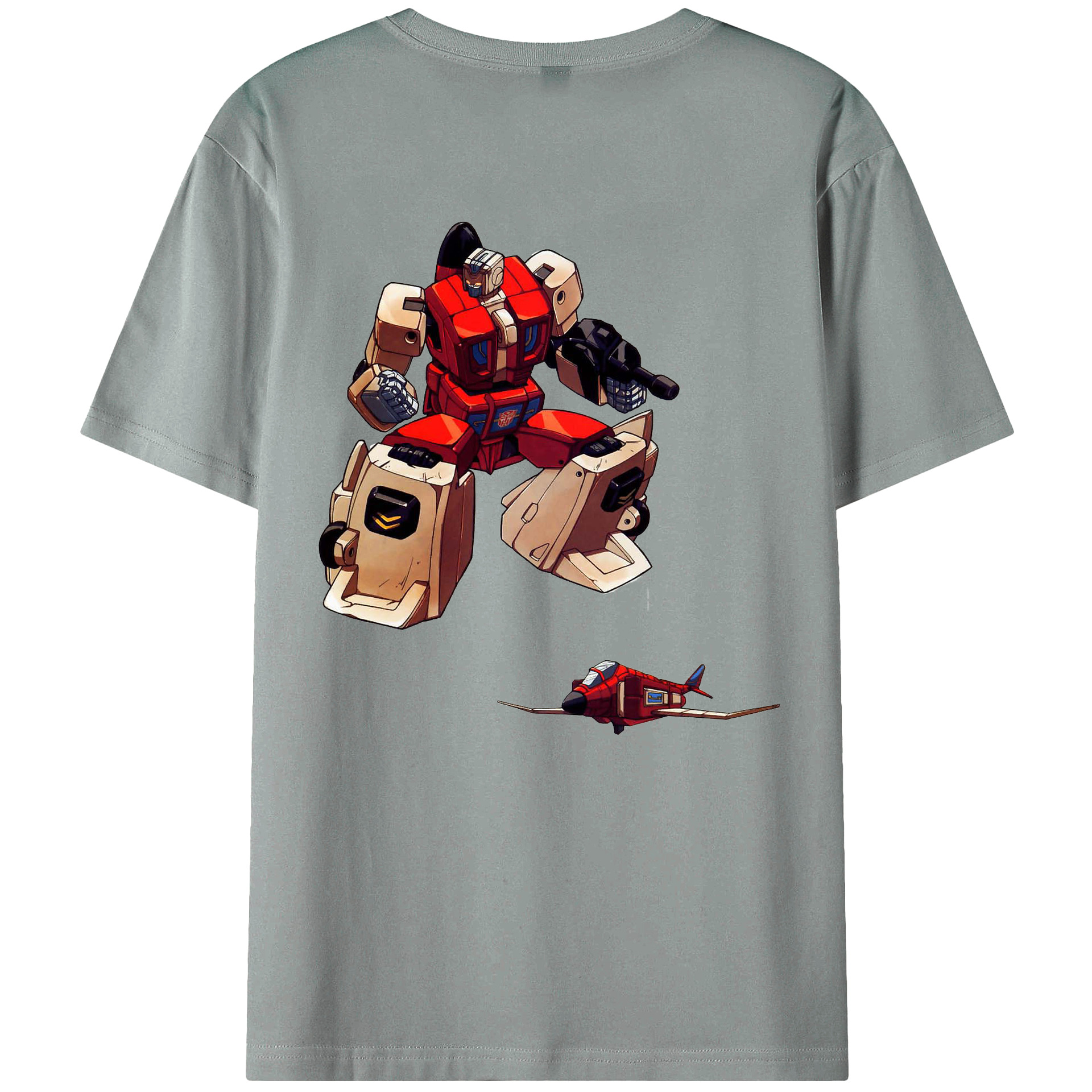 （画像用）  綿100％ メンズ半袖Tシャツ（バックプリント） 通気性